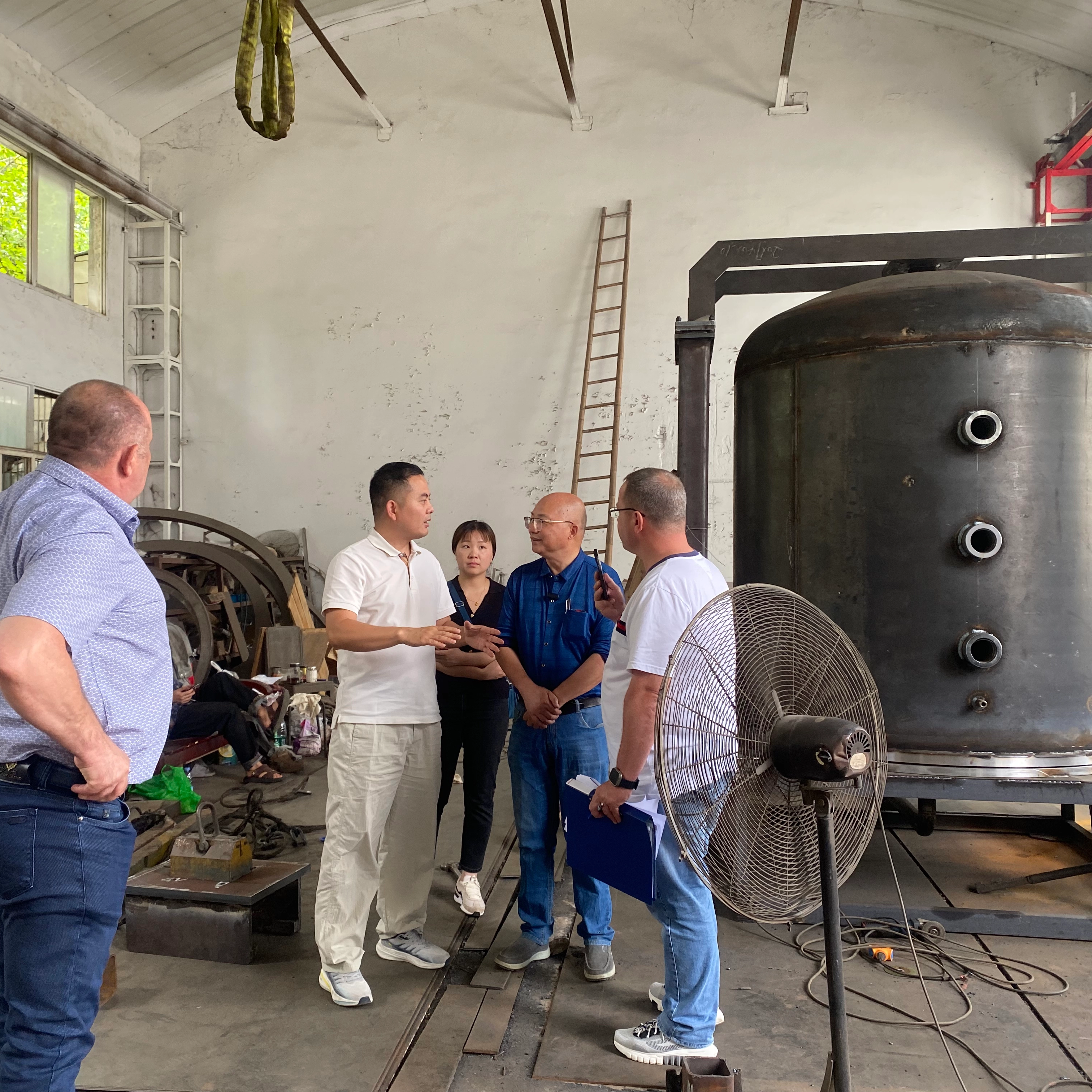 Customer visit our factory in June 2025
